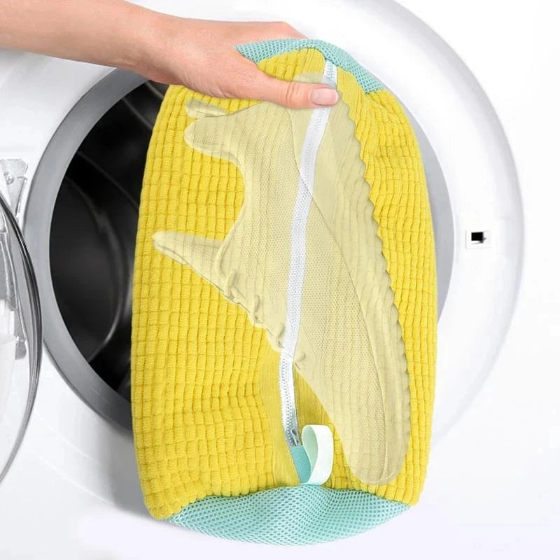 Cotton Laundry Bags for Shoes – Anti-Deformation Wash Bags (1 or 2 Pack)