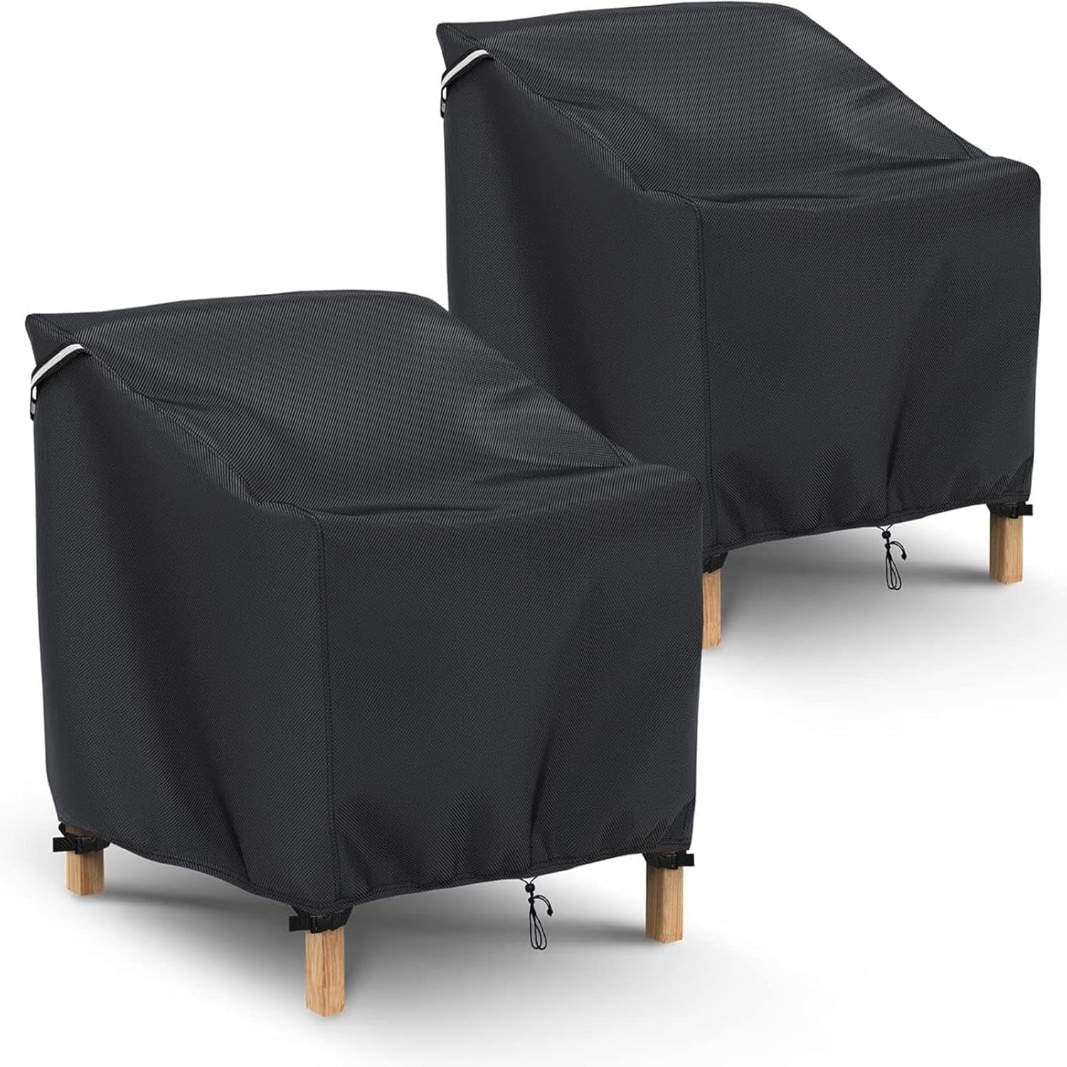 Waterproof Patio Chair Covers – Heavy Duty, 2 Pack (30" x 34" x 38")