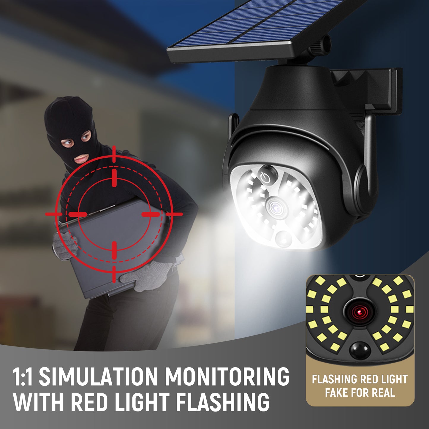 Solar Motion-Sensor Wall Lights – Waterproof Outdoor Courtyard, Street & Balcony Lighting