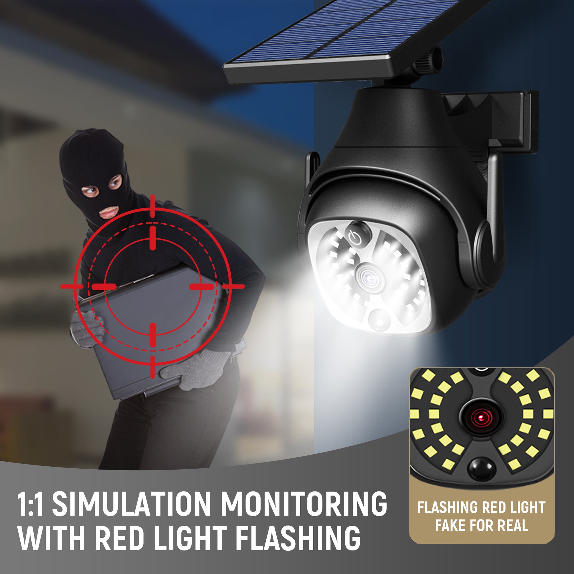 Solar Motion-Sensor Wall Lights – Waterproof Outdoor Courtyard, Street & Balcony Lighting