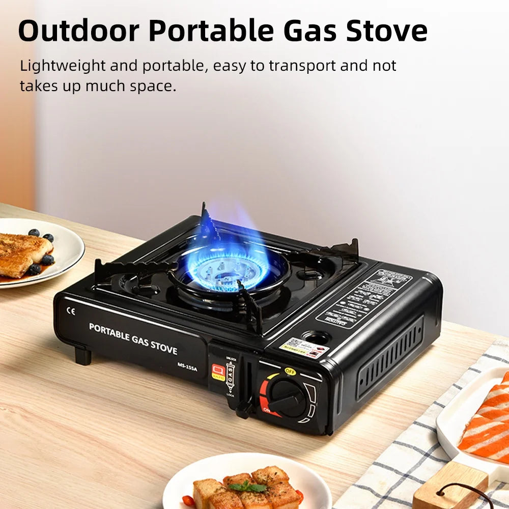Portable Outdoor Furnace – 2900W Adjustable Camping Stove with Storage Box