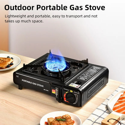Portable Outdoor Furnace – 2900W Adjustable Camping Stove with Storage Box