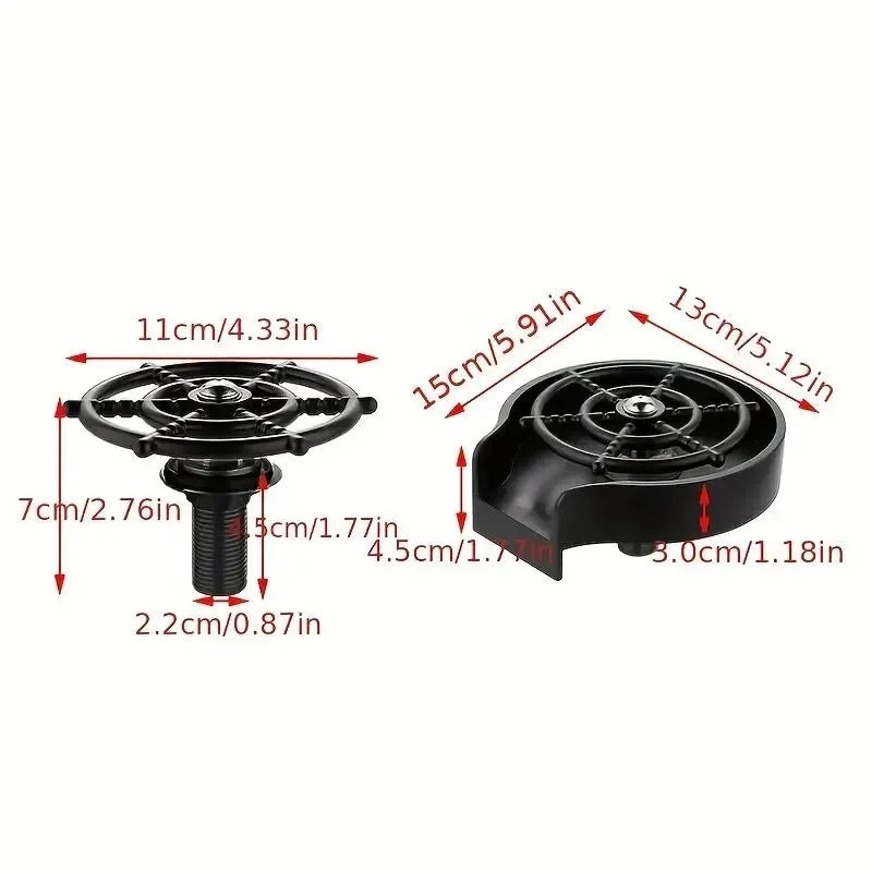 Automatic Cup Washer – High-Pressure Glass & Cup Cleaner for Kitchen Sink