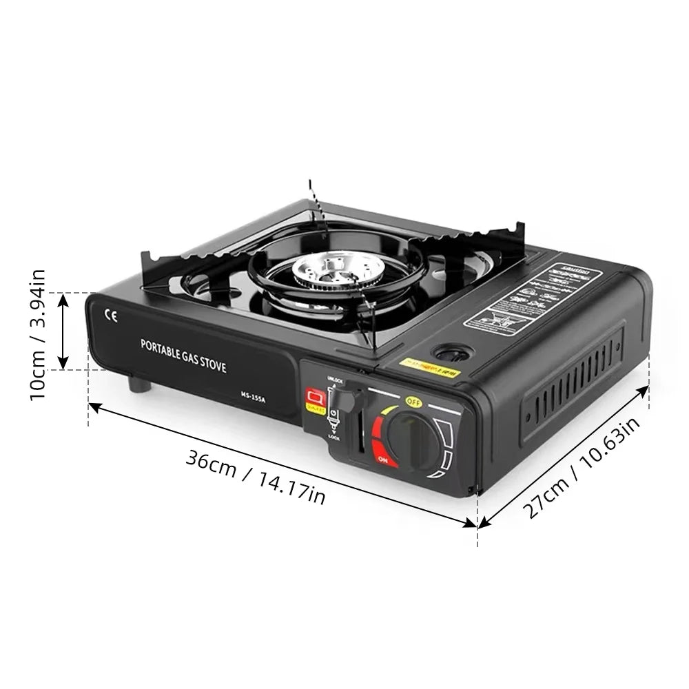 Portable Outdoor Furnace – 2900W Adjustable Camping Stove with Storage Box