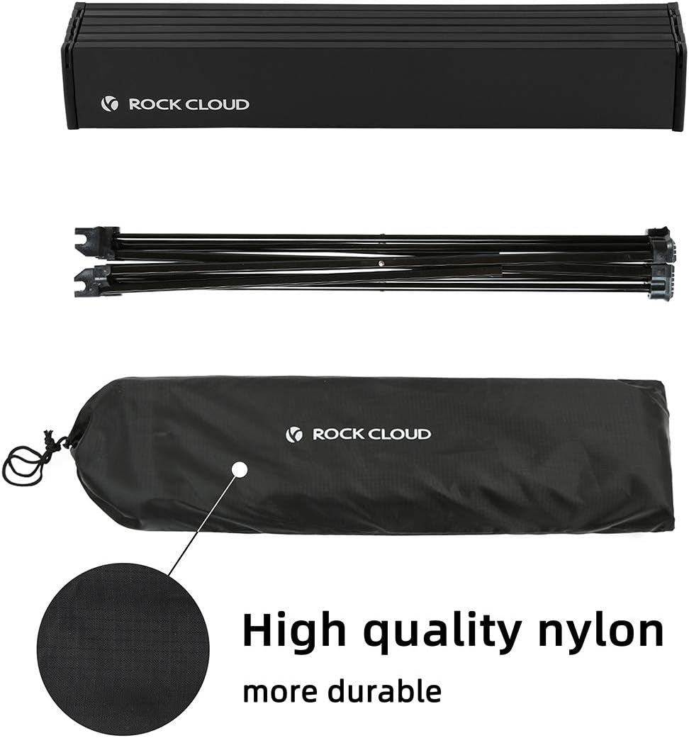 Ultralight Aluminum Portable Folding Camp Table – for Camping, Hiking, Backpacking, Beach & Picnic, Size M