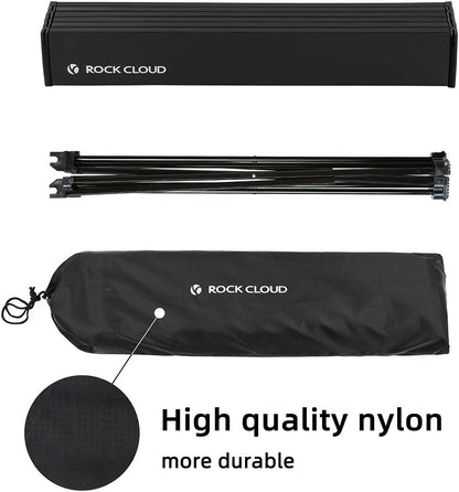 Ultralight Aluminum Portable Folding Camp Table – for Camping, Hiking, Backpacking, Beach & Picnic, Size M