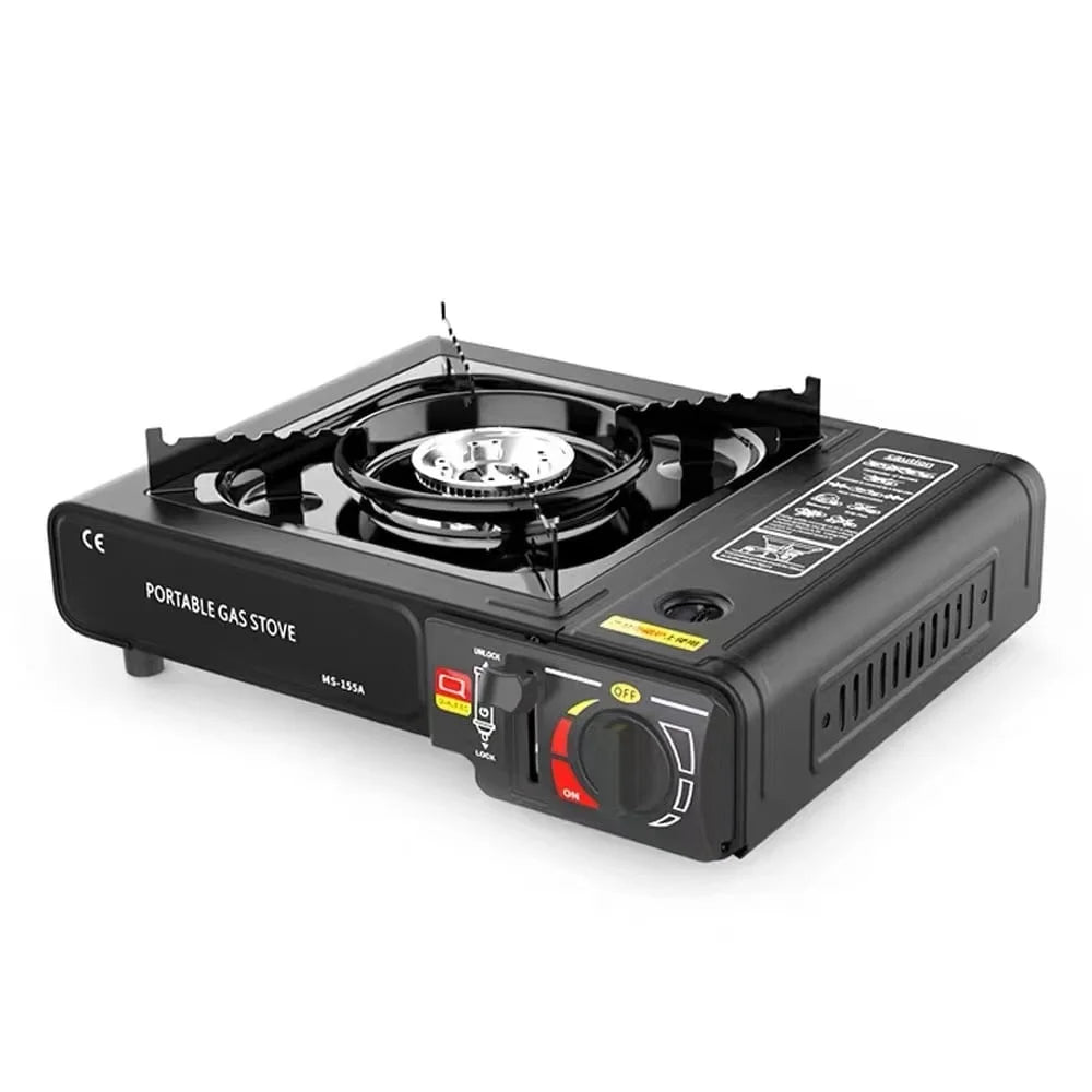 Portable Outdoor Furnace – 2900W Adjustable Camping Stove with Storage Box