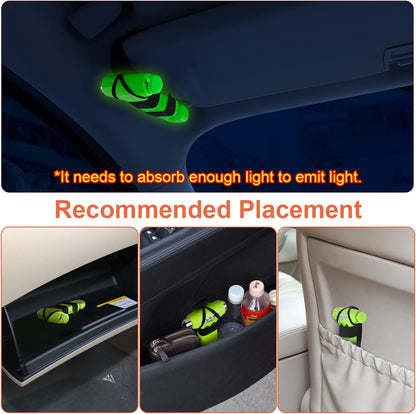 6-in-1 Glow-in-Dark Car Safety Hammer – Emergency Window Breaker & Seat Belt Cutter for Roadside Safety Kits
