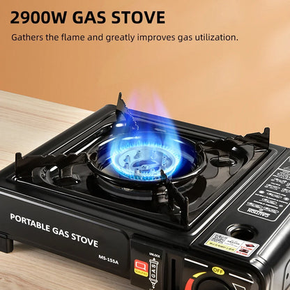 Portable Outdoor Furnace – 2900W Adjustable Camping Stove with Storage Box